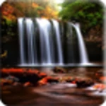 3d waterfall live wallpaper android application logo